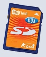 Флеш карта A-Data SD 1 Gb HighSpeed 60x