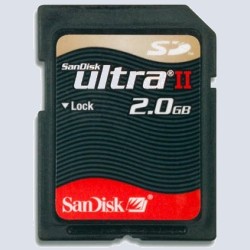 Флеш карта SanDisk SD 2 Gb Ultra II
