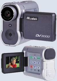 Mustek DV-3000 с функциями цифрового фотоаппарата и веб-камеры.