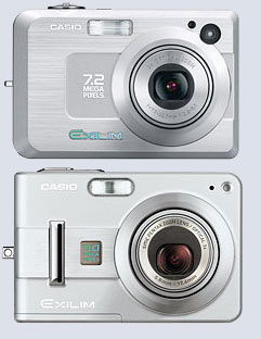 Цифровые фотокамеры Casio Exilim Ex-Z750 и Exilim Ex-Z57