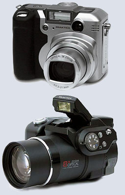 Цифровые фотокамеры Praktica Luxmedia 6003 и Luxmedia 5008