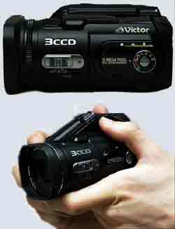 Карманная камера с системой 3CCD