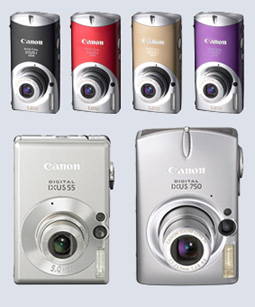 Цифровые фотокамеры Canon IXUS i Zoom; IXUS 55; IXUS 700