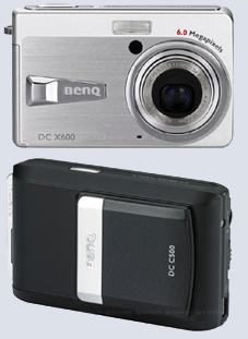 Цифровые фотокамеры Benq DC X600 и DC C500